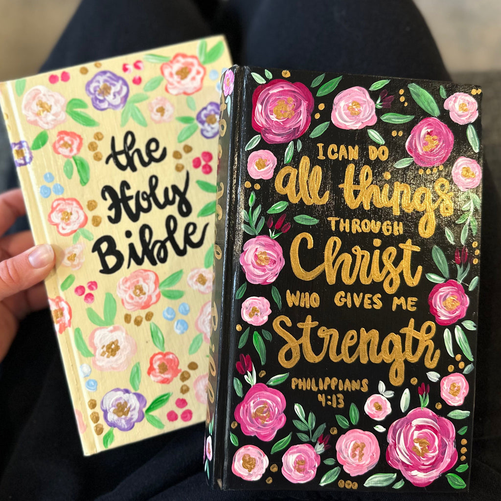 Custom Painted Bible