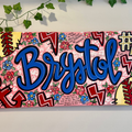 Softball Girl Personalized Painting