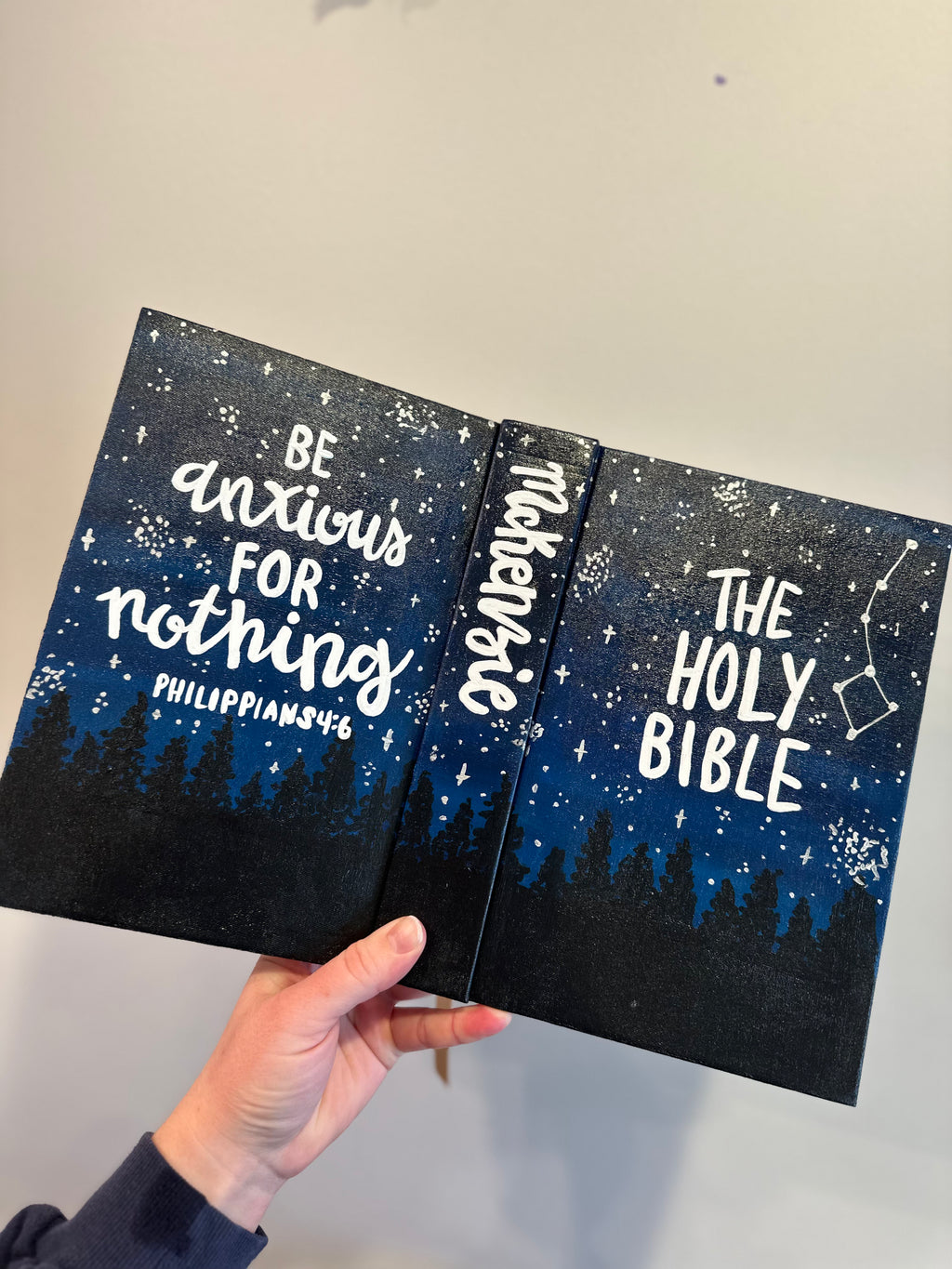 Custom Painted Bible