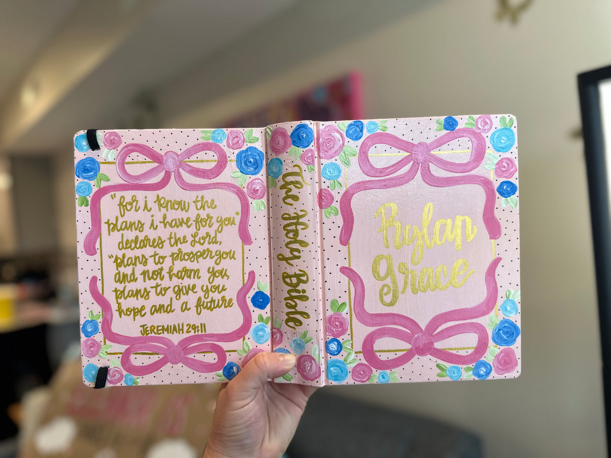 Custom Painted Bible