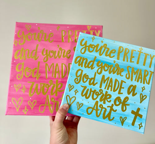 Christian Girl Mini Canvas