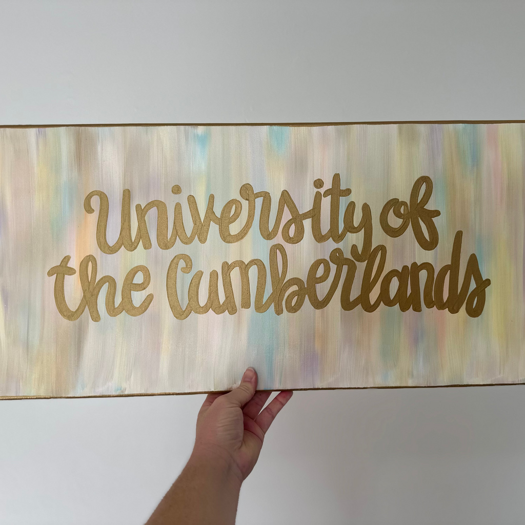 Custom Gold College Painting