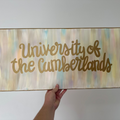 Custom Gold College Painting