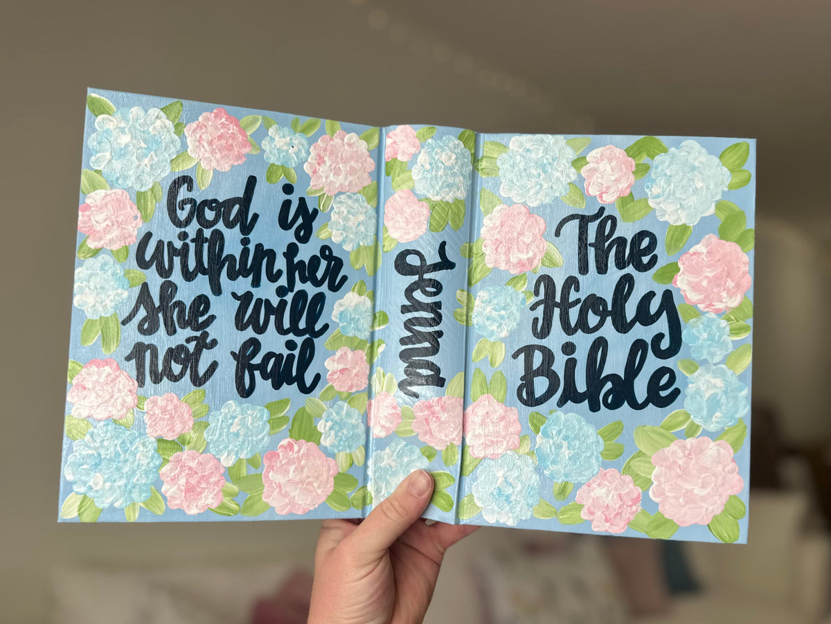 Custom Painted Bible
