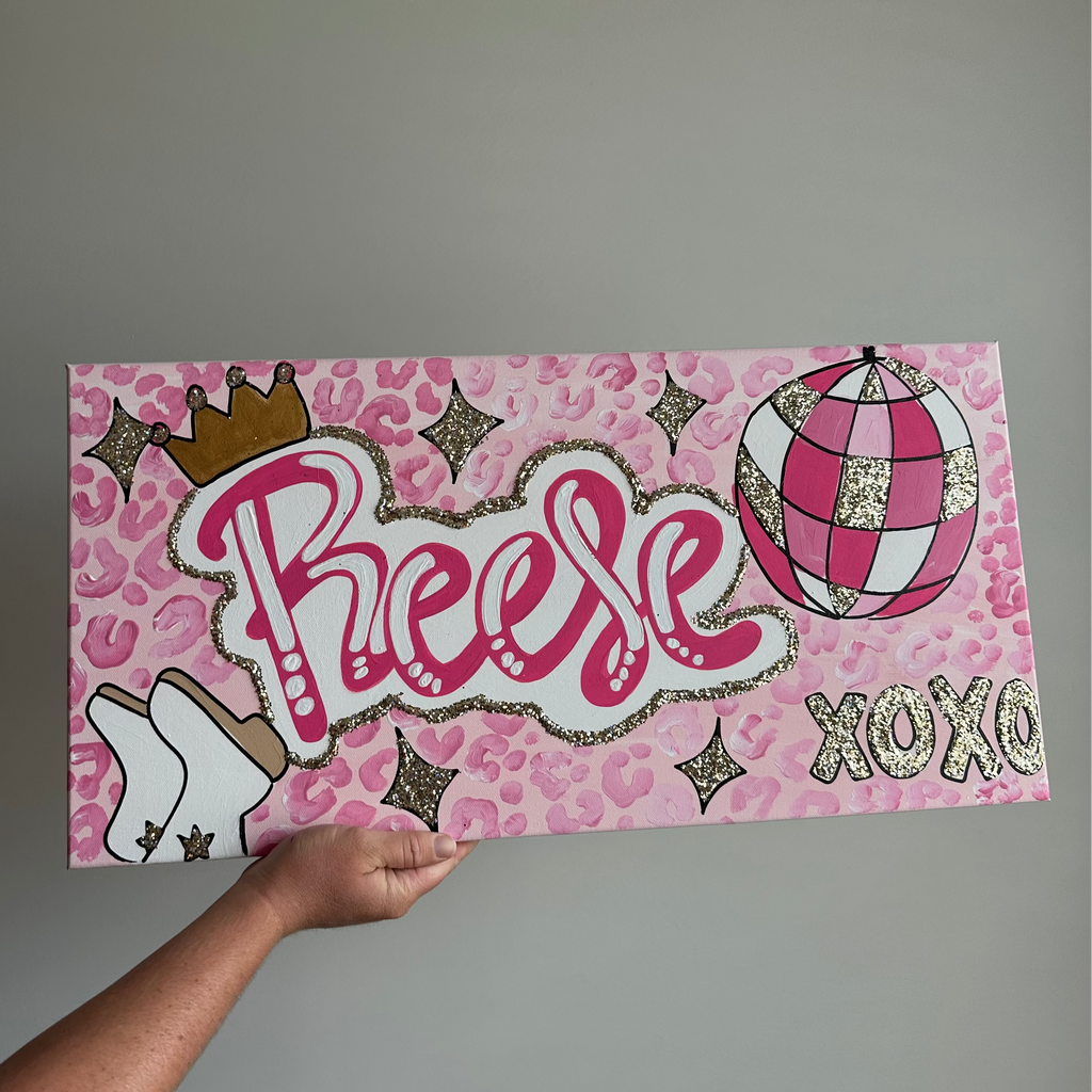 Girly Personalized Name Painting