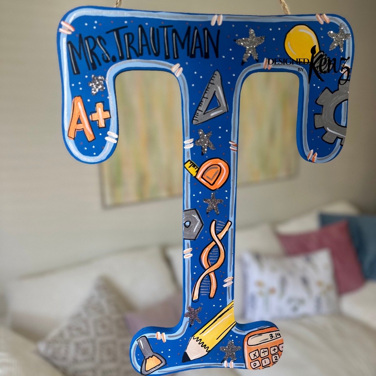 Large Custom Lettter Door Hanger